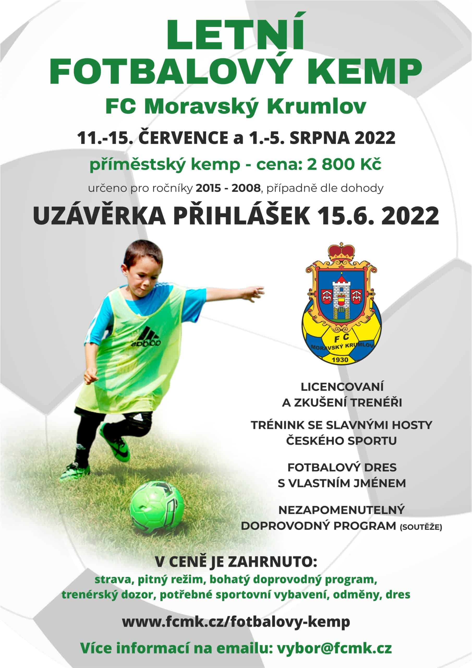 FCMK se připravuje na dva letní fotbalový kempy !!!